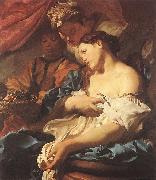 LISS, Johann The Death of Cleopatra sg oil on canvas
